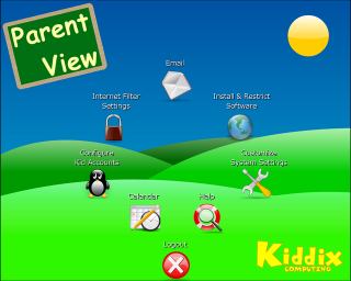 kiddix screenshot